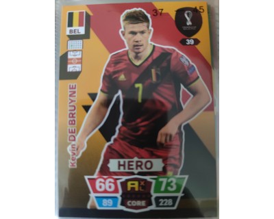 Adrenalyn XL QATAR 2022 DE BRUYNE BELGIUM Nº39