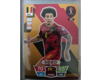 Adrenalyn XL QATAR 2022 AXEL WITSEL BELGIUM Nº43