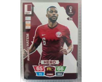 Adrenalyn XL QATAR 2022 HATEM QATAR Nº214