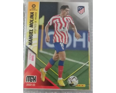 MEGACRACKS 2022/2023 NAHUEL MOLINA ATLETICO DE MADRID Nº49BIS COLOCA SEGUNDA EDICION