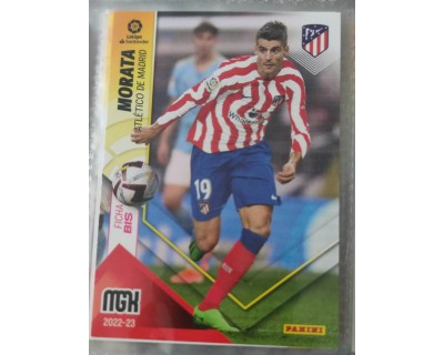 MEGACRACKS 2022/2023 ATLETICO DE MADRID MORATA Nº62 FICHA BIS TERCERA EDICION