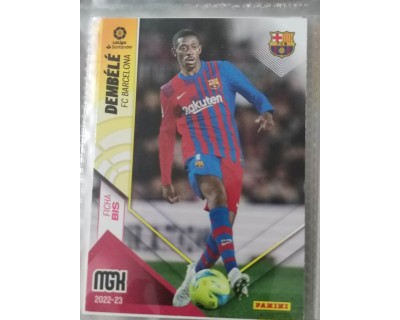 MEGACRACKS 2022/2023 DEMBELE FC BARCELONA Nº80 FICHA BIS SEGUNDA EDICION