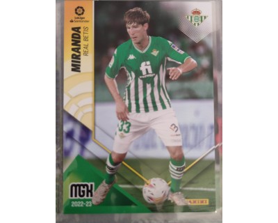 MEGACRACKS 2022/2023 MIRANDA REAL BETIS Nº89