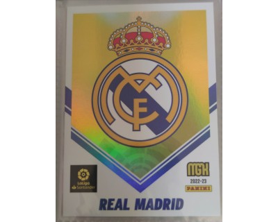 MEGACRACKS 2022/2023 ESCUDO REAL MADRID CF Nº 208