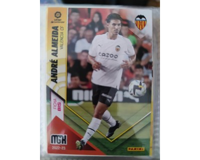 MEGACRACKS 2022/2023 ANDRE ALMEIDA VALENCIA CF Nº 327 BIS TERCERA EDICION