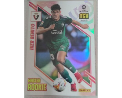 MEGACRACKS 2022/2023 IKER BENITO MASTER ROOKIE Nº 415