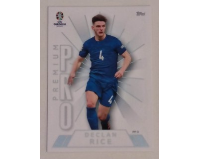 TOPPS UEFA EURO 2024 DECLAN RICE PREMIUM PRO PP 3