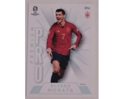 TOPPS UEFA EURO 2024 ALVARO MORATA PREMIUM PRO PP 10