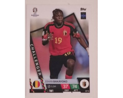 TOPPS UEFA EURO 2024 JOHAN BAKAYOKO CHALLENGER CP 5