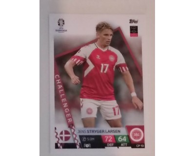 TOPPS UEFA EURO 2024 JENS STRYGER LARSEN CHALLENGER CP 10