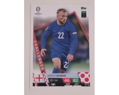 TOPPS UEFA EURO 2024 JARROD BOWEN CHALLENGER CP 12