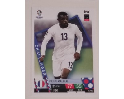 TOPPS UEFA EURO 2024 PIERRE KALULU CHALLENGER CP 13