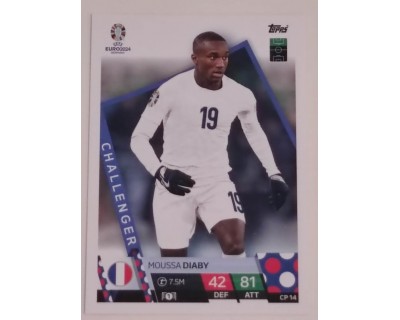 TOPPS UEFA EURO 2024 MOUSSA DIABY CHALLENGER CP 14