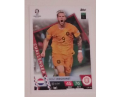 TOPPS UEFA EURO 2024 WOUT WEGHORST CHALLENGER CP 19