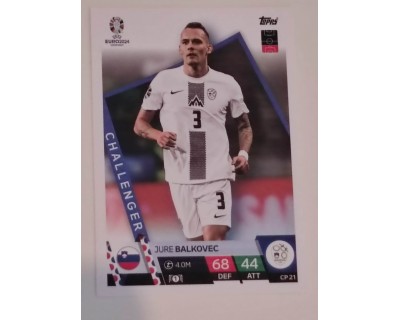 TOPPS UEFA EURO 2024 JURE BALKOVEC CHALLENGER CP 21