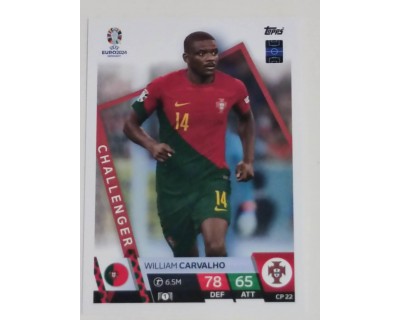 TOPPS UEFA EURO 2024 WILLIAM CARVALHO CHALLENGER CP 22