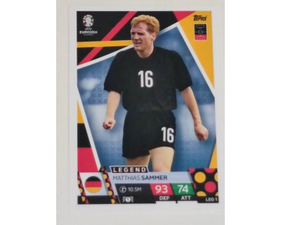 TOPPS UEFA EURO 2024 MATTHIAS SAMMER LEGEND LEG 1