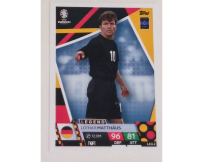 TOPPS UEFA EURO 2024 LOTHAR MATTHÄUS LEGEND LEG 2