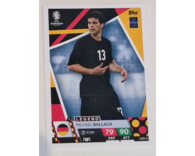 TOPPS UEFA EURO 2024 MICHAEL BALLACK LEGEND LEG 3