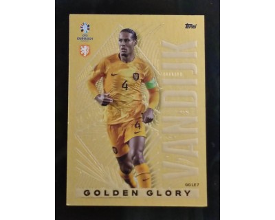 TOPPS UEFA EURO 2024 VANDIJK GOLDEN GLORY GG LE7