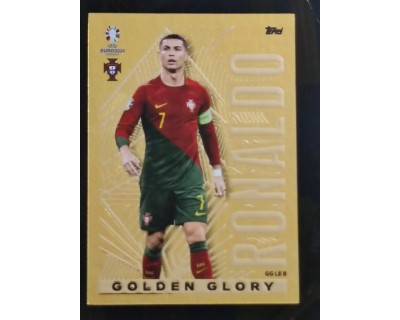 TOPPS UEFA EURO 2024 RONALDO GOLDEN GLORY GG LE8