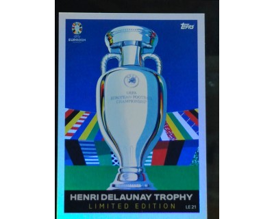 TOPPS UEFA EURO 2024 HENRY DELAUNAY TROPY LE21