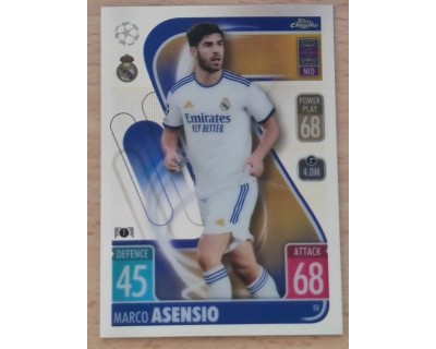 TOPPS CHROME UCL 2021/2022 MARCO ASENSIO