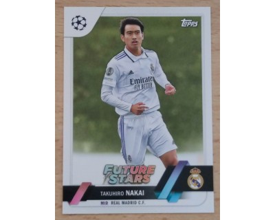 TOPPS UCL 2022/2023 TAKUHIRO NAKAI Nº131 FUTURE STARS