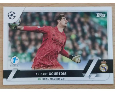 TOPPS UCL 2022/2023 THIBAUT COURTOIS Nº63 1ST EDITION