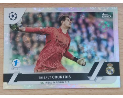 TOPPS UCL 2022/2023 THIBAUT COURTOIS STARBALL FOIL Nº63 1ST EDITION