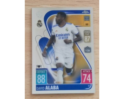 TOPPS MATCH ATTAX 2021/2022 DAVID ALABA Nº83