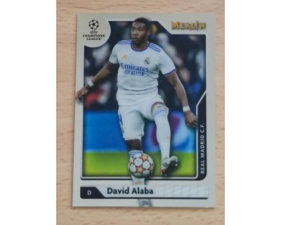 TOPPS MERLIN UCL 2021/2022 DAVID ALABA Nº104