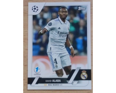 TOPPS UEFA CHAMPIONS LEAGUE 2022/2023 DAVID ALABA Nº82 1ST EDITION