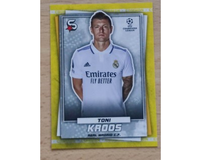 TOPPS SUPERSTAR 2023 TONI KROOS Nº40 YELLOW