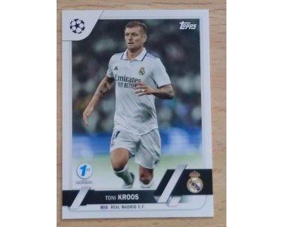 TOPPS UEFA CHAMPIONS LEAGUE 2022/2023 TONI KROOS Nº156 1ST EDITION