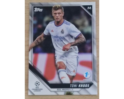 TOPPS UEFA CHAMPIONS LEAGUE 2021/2022 TONI KROOS Nº13 1ST EDITION