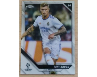 TOPPS UEFA CHAMPIONS LEAGUE 2021/2022 TONI KROOS Nº8 REFRACTOR