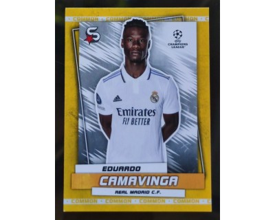 TOPPS SUPERSTAR UCL 2023 CAMAVINGA Nº41 YELLOW