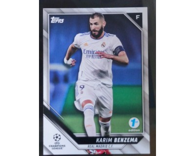 TOPPS UEFA CHAMPIONS LEAGUE 2021/2022 BANZEMA Nº135 1ST EDITION