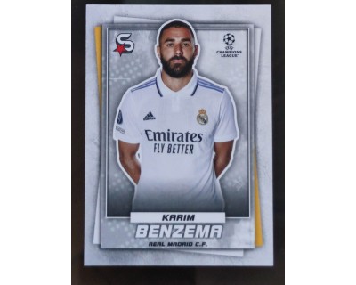 TOPPS SUPERSTARS UCL 2021/2022 BENZEMA Nº46