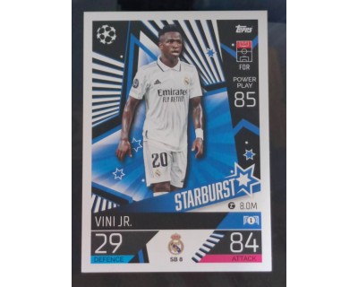 TOPPS MATCH ATTAX 2023 VINI JR. NºSB8