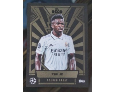 TOPPS DECO UCL 2021/2022 VINI JR GOLDEN GREAT