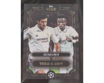 TOPPS DECO UCL 2021/2022 LUIS FIGO & VINI JR