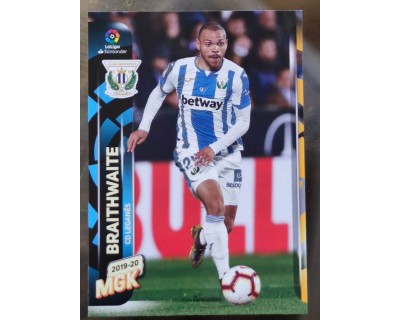 Megacracks 2019/2020 BRAITHWAITE CD LEGANES N° 195 SEGUNDA EDICION