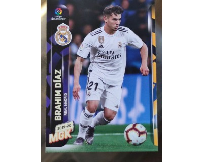 Megacracks 2019/2020 BRAHIM DIAZ REAL MADRID N° 232 BIS SEGUNDA EDICION