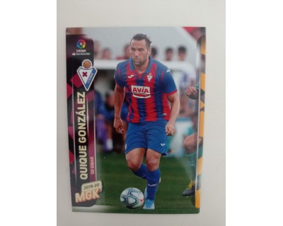 Megacracks 2019/2020 QUIQUE GONZALEZ N° 425 ULTIMO FICHAJE SEGUNDA EDICION