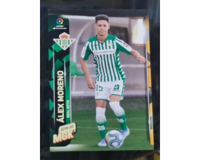 Megacracks 2019/2020 ALEX MORENO N° 472 NUEVO FICHAJE SEGUNDA EDICION