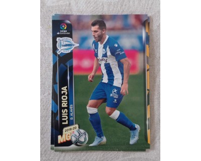 Megacracks 2019/2020 LUIS RIOJA D. ALAVES N° 15 SEGUNDA EDICION