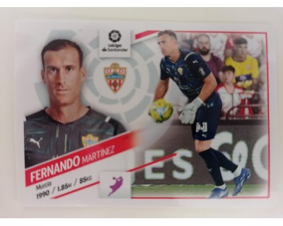 Cromo Liga Este 2022/2023 FERNANDO MARTINEZ UD ALMERIA Nº3