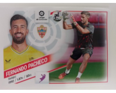 Cromo Liga Este 2022/2023 FERNANDO PACHECO UD ALMERIA Nº4 CUARTA EDICION